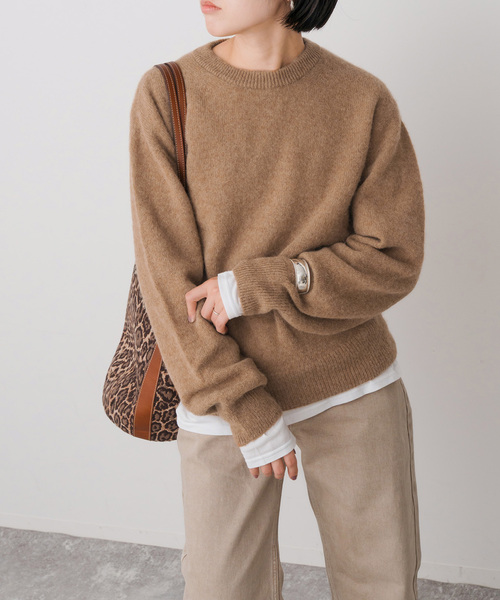 BABYL ホリデーニット【XLサイズ】 BABY ALPACAクルーニット（ニット/セーター）｜Spick & Span（スピック