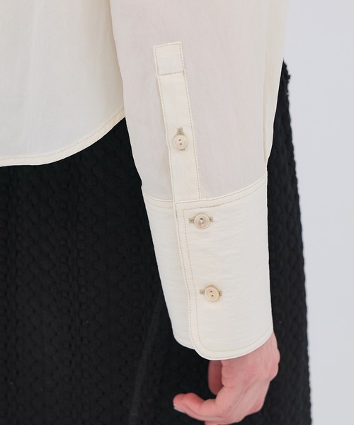 ダブルポケットレーヨンショートシャツ（シャツ/ブラウス）｜PUBLIC