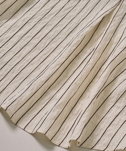 PUBLIC TOKYO（パブリックトウキョウ）の「ダブルポケットレーヨンショートシャツ（シャツ/ブラウス・レディース・ブルー/ホワイト/ホワイト系その他/ダークグレー・FREE）」の19枚目の写真