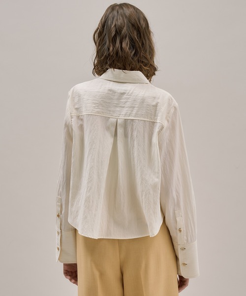 ダブルポケットレーヨンショートシャツ（シャツ/ブラウス）｜PUBLIC