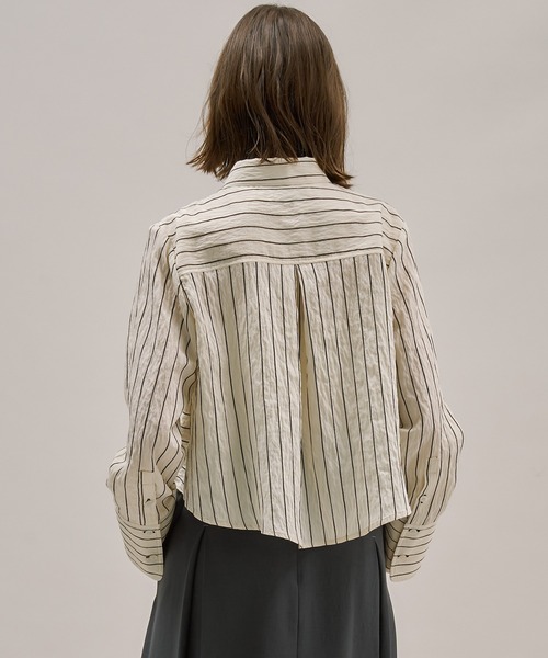 PUBLIC TOKYO ダブルポケットレーヨンショートシャツ ダブルポケットレーヨンショートシャツ(FREE WHITE