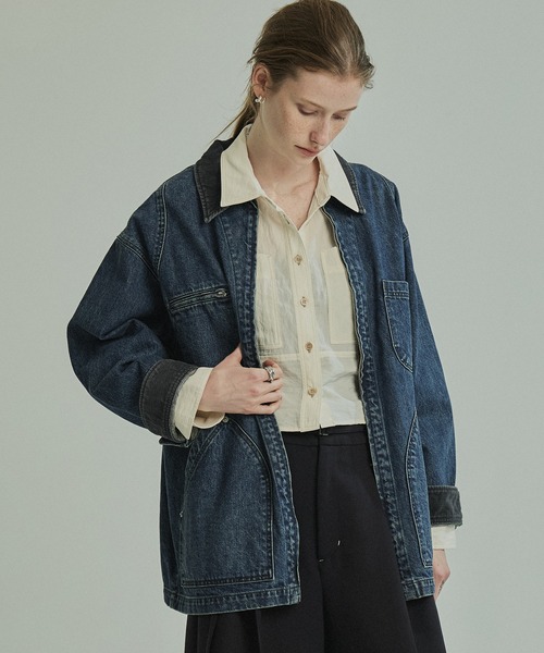 PUBLIC TOKYO ダブルポケットレーヨンショートシャツ ダブルポケットレーヨンショートシャツ(FREE WHITE): : ウィメンズ