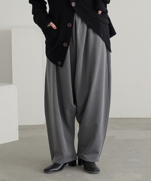 n'OrLABEL（ノアールレーベル）の「サルエルパンツ（その他パンツ・レディース・グレー/ブラック・2/1）」の7枚目の写真
