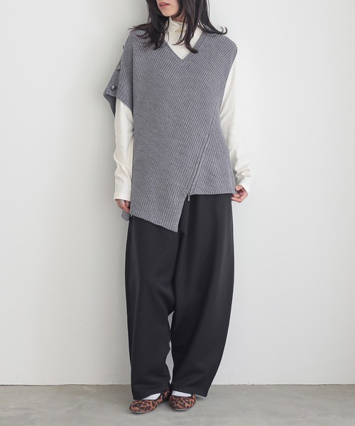 n'OrLABEL（ノアールレーベル）の「サルエルパンツ（その他パンツ・レディース・グレー/ブラック・2/1）」の15枚目の写真