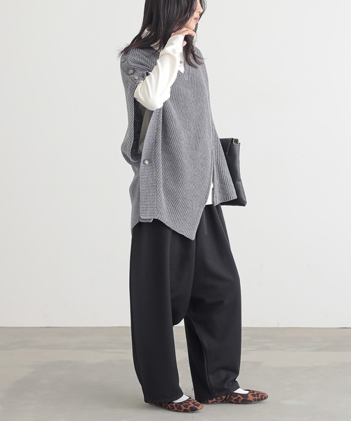 n'OrLABEL（ノアールレーベル）の「サルエルパンツ（その他パンツ・レディース・グレー/ブラック・2/1）」の18枚目の写真
