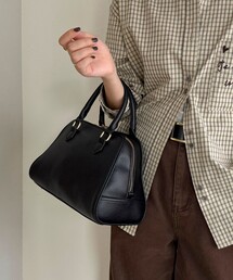 fredy emue | 台形ファスナーボストンバッグ(ショルダーバッグ)