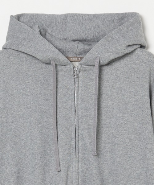 HELIOPOLE(エリオポール)の「CROPPED SWEAT ZIP HOODIE(パーカー・レディース・ブラック/グレー・38)」の8枚目の写真
