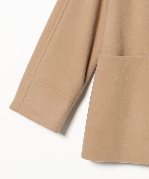 ソフトメルトン ノーカラーコート（ノーカラーコート）｜Demi-Luxe