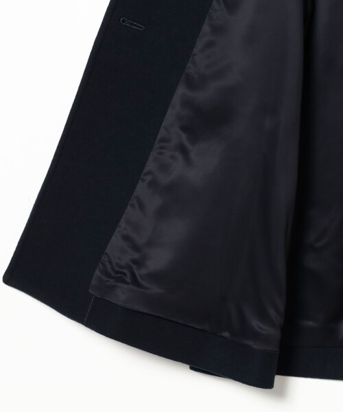 ソフトメルトン ノーカラーコート（ノーカラーコート）｜Demi-Luxe