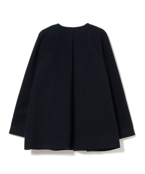 レディース ソフトメルトン ノーカラーコート ソフトメルトン ノーカラーコート（ノーカラーコート）｜Demi-Luxe