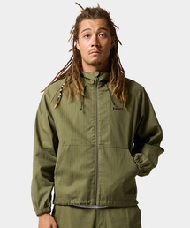 【美品】HUF コート フード付き カーキ HUF｜ハフのジャケット/アウター（グリーン・カーキ/緑色系