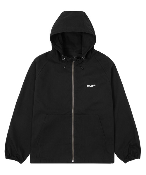 土*人様 HUF Audio Hooded Jacket ブラック【店舗完売商品 HUF JAPAN | Audio Hooded Jacket🎵 Available in stores and