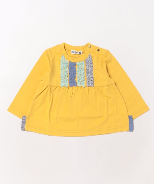 RAGMART（ラグマート）の「フリル長袖Ｔシャツ（Tシャツ/カットソー・キッズ・イエロー/パープル・80ｃｍ/90cm/95cm）」の2枚目の写真