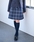 pom ponette junior�i�|���|�l�b�g�W���j�A�j�́u�y�����z�y�ƒ����z�T�C�h�v���[�c�`�F�b�N�X�J�[�g�i�X�[�c�X�J�[�g�j�v�b�l�C�r�[