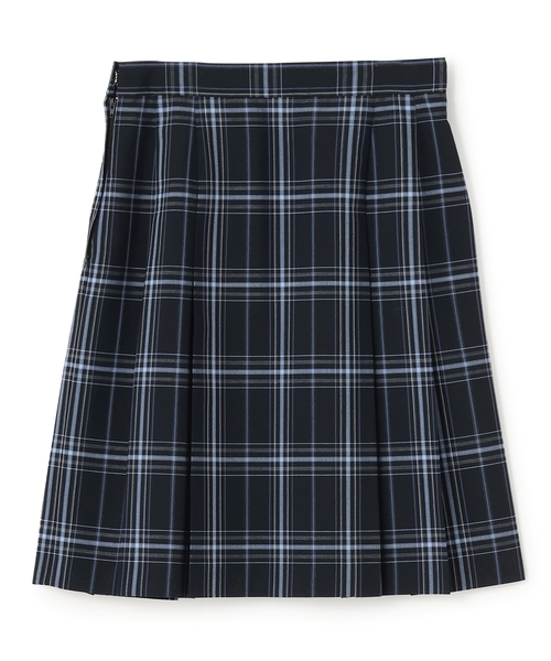 pom ponette junior（ポンポネットジュニア）の「【卒服】【家庭洗濯可】サイドプリーツチェックスカート（スーツスカート・キッズ・ネイビー/グレー・S:140cm/LL(165cm)/M:150cm/L:160cm）」の12枚目の写真