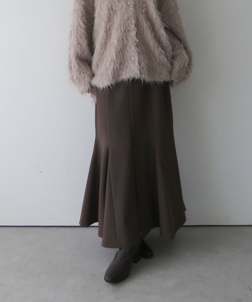 archives（アルシーヴ）の「マチ付きマーメイドスカート（スカート・レディース・チャコールグレー/ブラック/ブラウン・SMALL/MEDIUM）」の3枚目の写真