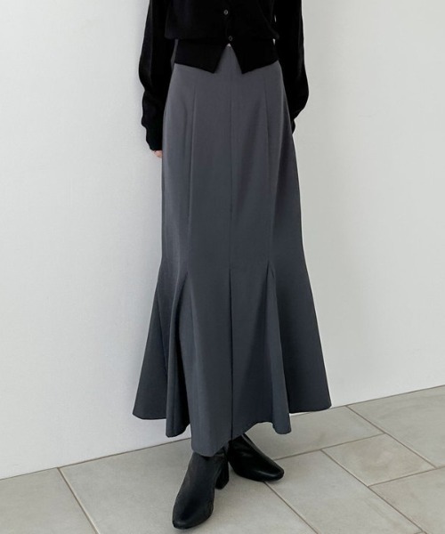 archives（アルシーヴ）の「マチ付きマーメイドスカート（スカート・レディース・チャコールグレー/ブラック/ブラウン・SMALL/MEDIUM）」の15枚目の写真
