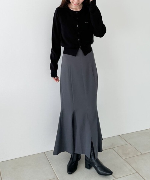 archives（アルシーヴ）の「マチ付きマーメイドスカート（スカート・レディース・チャコールグレー/ブラック/ブラウン・SMALL/MEDIUM）」の19枚目の写真