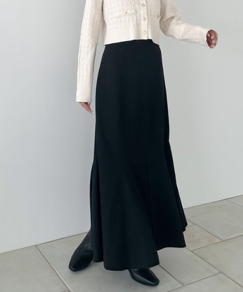 archives（アルシーヴ）の「マチ付きマーメイドスカート（スカート・レディース・チャコールグレー/ブラック/ブラウン・SMALL/MEDIUM）」の8枚目の写真