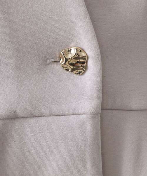 OPAQUE.CLIP（オペークドットクリップ）の「ペプラムカーディガン【UVケア/洗濯機OK】（カーディガン/ボレロ・レディース・ブラック/オフホワイト/グレー・38/40/42）」の7枚目の写真