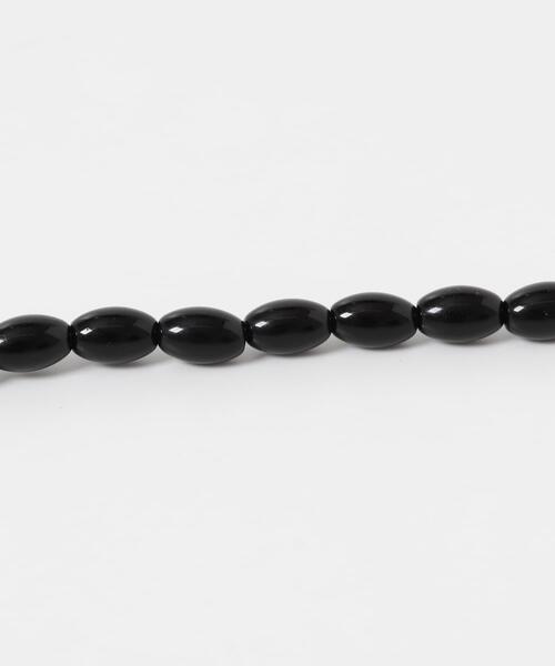 SMELLY(スメリー)の「オーバルビーズネックレス(ネックレス・レディース・ブラック・-)」の9枚目の写真