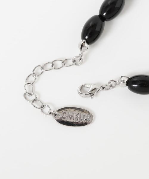 SMELLY(スメリー)の「オーバルビーズネックレス(ネックレス・レディース・ブラック・-)」の10枚目の写真