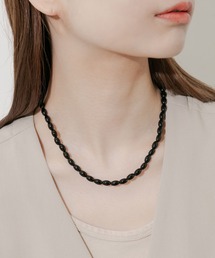 SMELLY | オーバルビーズネックレス(ネックレス)