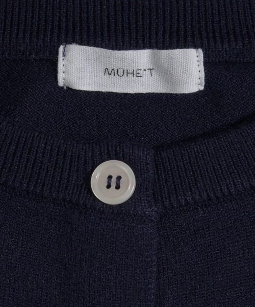 MUHET(ミュエータ)の「【set item】tank top & crew neck cardigan / タンクトップ&カーディガンセット(カーディガン/ボレロ・レディース・チャコールグレー/ネイビー/ピンク/ブラウン・FREE)」の17枚目の写真