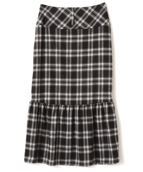 atmos pink(アトモスピンク)の「atmos pink Plaid Tiered Skirt / アトモス ピンク プレイド ティアード スカート(スカート・レディース・オレンジ/グリーン/ブラック・S/M)」の21枚目の写真