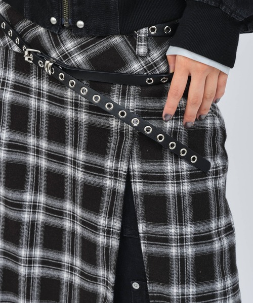 atmos pink(アトモスピンク)の「atmos pink Plaid Tiered Skirt / アトモス ピンク プレイド ティアード スカート(スカート・レディース・オレンジ/グリーン/ブラック・S/M)」の17枚目の写真