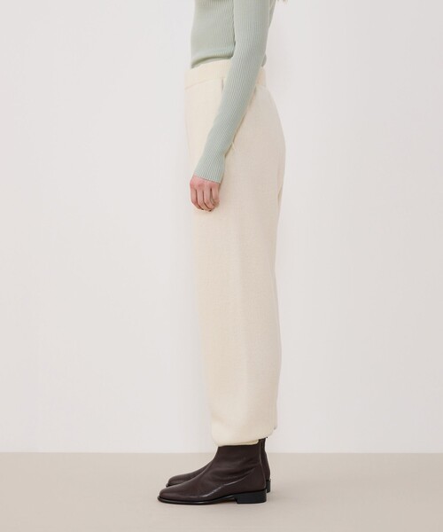 GALERIE VIE（ギャルリー ヴィー）の「ウールダブルフェイスパイル イージーパンツ（その他パンツ・レディース・ライトグレー/ホワイト・FREE）」の5枚目の写真