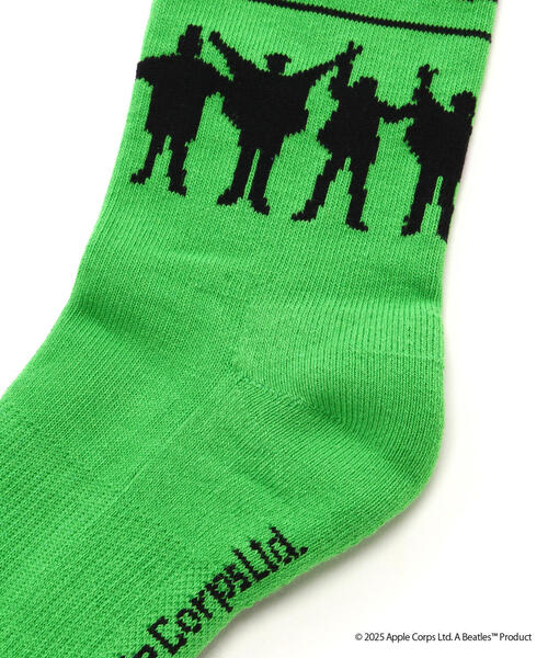 Jack Bunny!!(ジャックバニー)の「【Jack Bunny!!】【The BEATLES ×Jack Bunny!!】ミドルソックス (LADIES)(ソックス/靴下・レディース・ブラック/ホワイト/グリーン・FREE)」の5枚目の写真