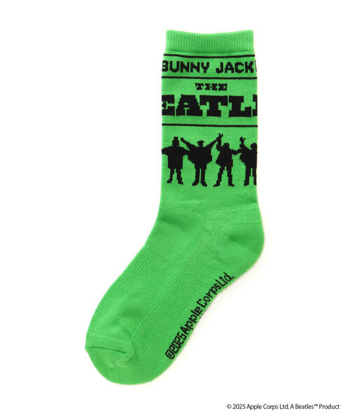 Jack Bunny!!(ジャックバニー)の「【Jack Bunny!!】【The BEATLES ×Jack Bunny!!】ミドルソックス (LADIES)(ソックス/靴下・レディース・ブラック/ホワイト/グリーン・FREE)」の3枚目の写真