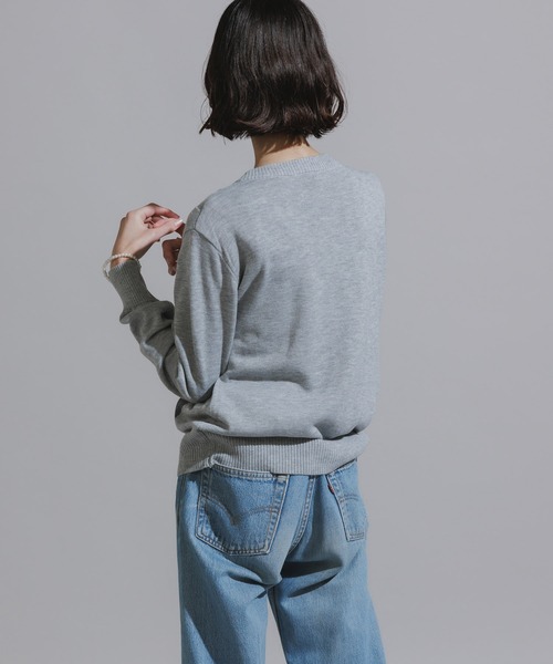 AO2（アオズ）の「Argyle Pattern Wool Knit Cardigan / アーガイル柄 ウールニットカーディガン（カーディガン/ボレロ・レディース・ネイビー/レッド/アッシュ・FREE）」の22枚目の写真