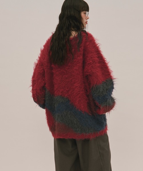 loin nuit（ロワンニュイ）の「nuance Uneck knit / ニュアンスユー