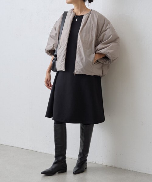 BEARDSLEY/ビアズリー　袖パフダンボールワンピース BEARDSLEY（ビアズリー）の「袖パフダンボールワンピース（ワンピース