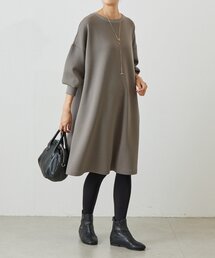 袖パフダンボールワンピース