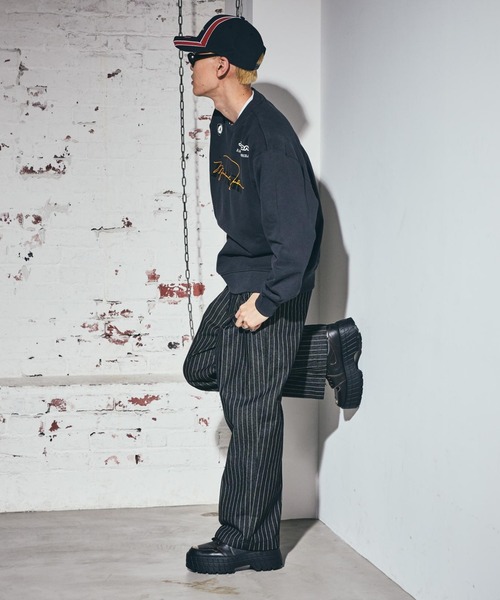 JORDAN BRAND（ジョーダンブランド）の「ジョーダン メンズ フリース クルーネック トレーナー / Jordan Men's Fleece Crew-Neck Pullover IM9710-045 Off Noir（スウェット・メンズ・ブラック系その他・L/2XL/M/S/XL）」の6枚目の写真