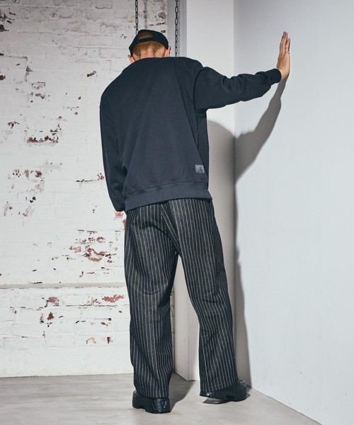 JORDAN BRAND（ジョーダンブランド）の「ジョーダン メンズ フリース クルーネック トレーナー / Jordan Men's Fleece Crew-Neck Pullover IM9710-045 Off Noir（スウェット・メンズ・ブラック系その他・L/2XL/M/S/XL）」の7枚目の写真