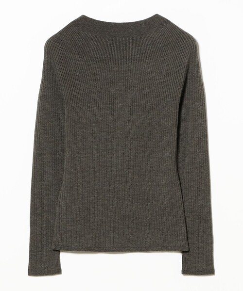 Demi-Luxe BEAMS（デミルクス ビームス）の「【1/1値下げ】ホールガーメント リブ プルオーバー［手洗い可］（ニット/セーター・レディース・ベージュ/ピンク/チャコールグレー・ONE SIZE）」の4枚目の写真