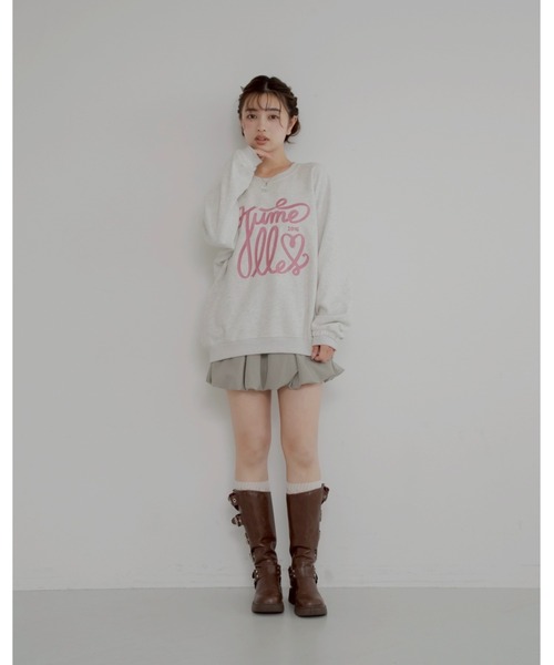 JUMELLE（ジュメロ）の「big ribbon sweat（スウェット・レディース・アイボリー/ネイビー・FREE）」の19枚目の写真