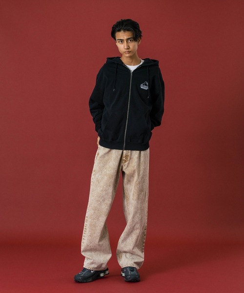 BACKSIDE OG ZIP UP HOODED SWEATSHIRT（パーカー）｜XLARGE