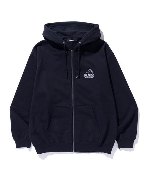 BACKSIDE OG ZIP UP HOODED SWEATSHIRT（パーカー）｜XLARGE