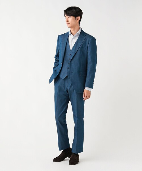 BEAMS HEART(ビームスハート)の「ストレッチデニム スラックス(セットアップ対応)(スラックス・メンズ・インディゴブルー/ブルー系その他3・MEDIUM/SMALL/X-LARGE/LARGE)」の20枚目の写真