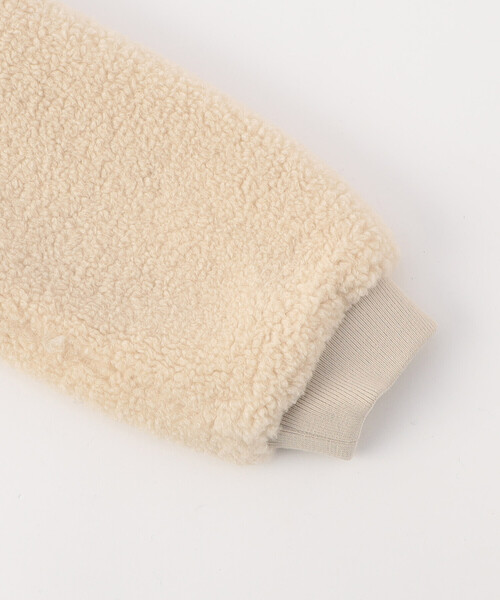 COMME CA ISM（コムサイズム）の「ボアフリース ショート ブルゾン（ブルゾン・キッズ・ネイビー/アイボリー・100cm/110cm/120cm/130cm/140cm/150cm）」の7枚目の写真