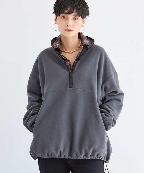 BARNYARDSTORM（バンヤードストーム）の「BARNYARDSTORM / ビエラ起毛チェックシャツ / ハンドウォッシャブル（シャツ/ブラウス・レディース・ブラック・FREE）」の9枚目の写真