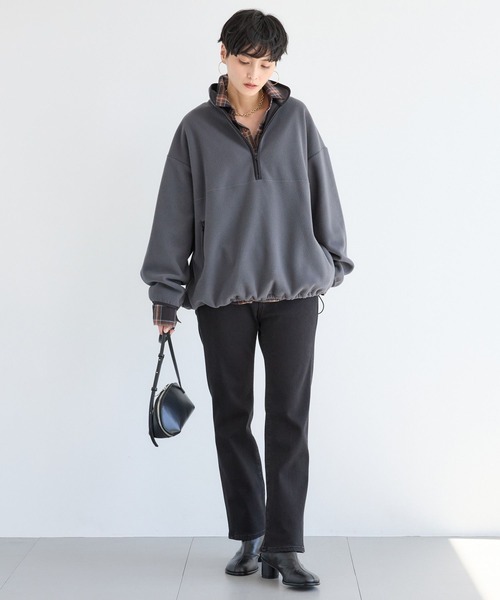 BARNYARDSTORM（バンヤードストーム）の「BARNYARDSTORM / ビエラ起毛チェックシャツ / ハンドウォッシャブル（シャツ/ブラウス・レディース・ブラック・FREE）」の11枚目の写真