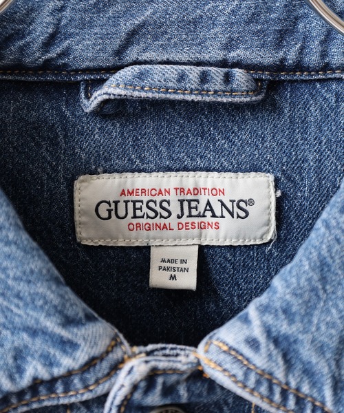 GUESS JEANS(ゲスジーンズ)の「GUESS JEANS GJ MENS OVERSIZE TRUCKER JACKET ゲス オーバーサイズ・デニムジャケット(デニムジャケット・メンズ・ライトインディゴブルー・XL/M/L/S)」の3枚目の写真