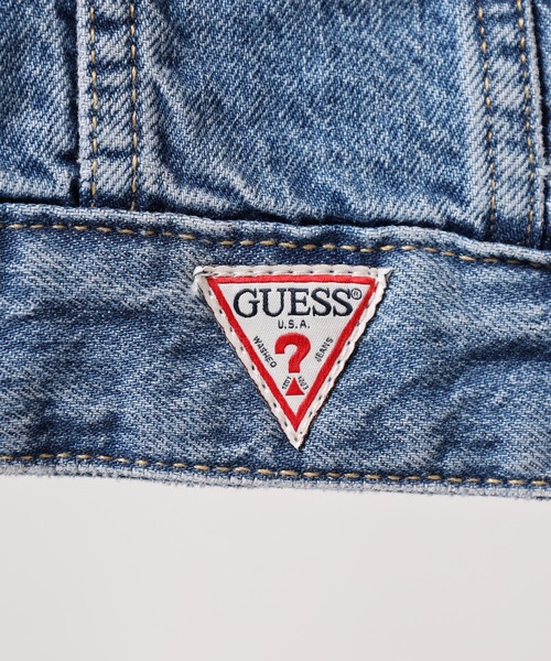GUESS JEANS(ゲスジーンズ)の「GUESS JEANS GJ MENS OVERSIZE TRUCKER JACKET ゲス オーバーサイズ・デニムジャケット(デニムジャケット・メンズ・ライトインディゴブルー・XL/M/L/S)」の10枚目の写真