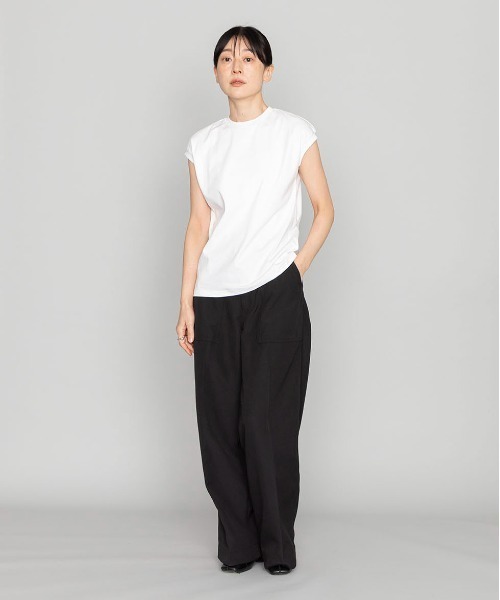 kuros'(クロス)の「【kuros’オリジナル】mono-kuros' ノースリーブTシャツ(Tシャツ/カットソー・レディース・ブラック/ホワイト・MEDIUM/SMALL)」の18枚目の写真